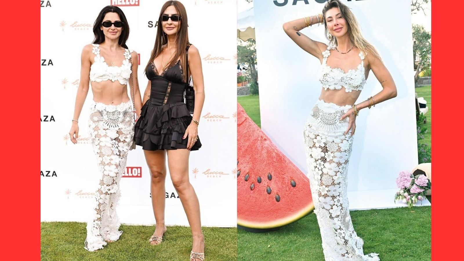 Bodrum’un Beach Partisinde Moda Çakışması: İki Yıldız Aynı Elbiseyi Taşıdı