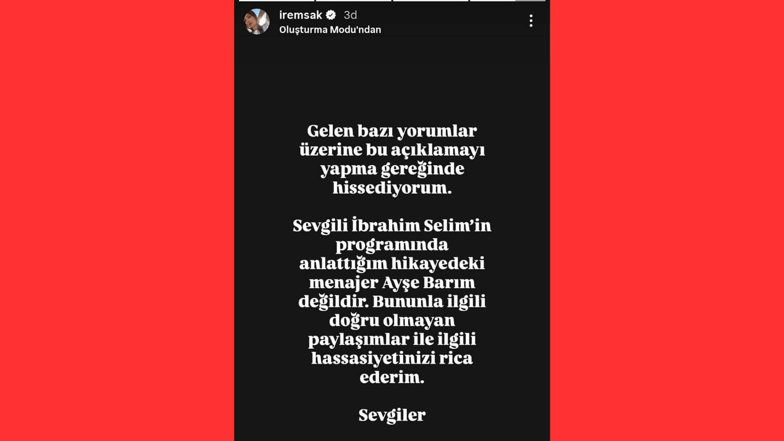 İrem Sak, Eski Menajerinin Sakladığı Teklifi ve Ölümlü Dünya Hikayesi