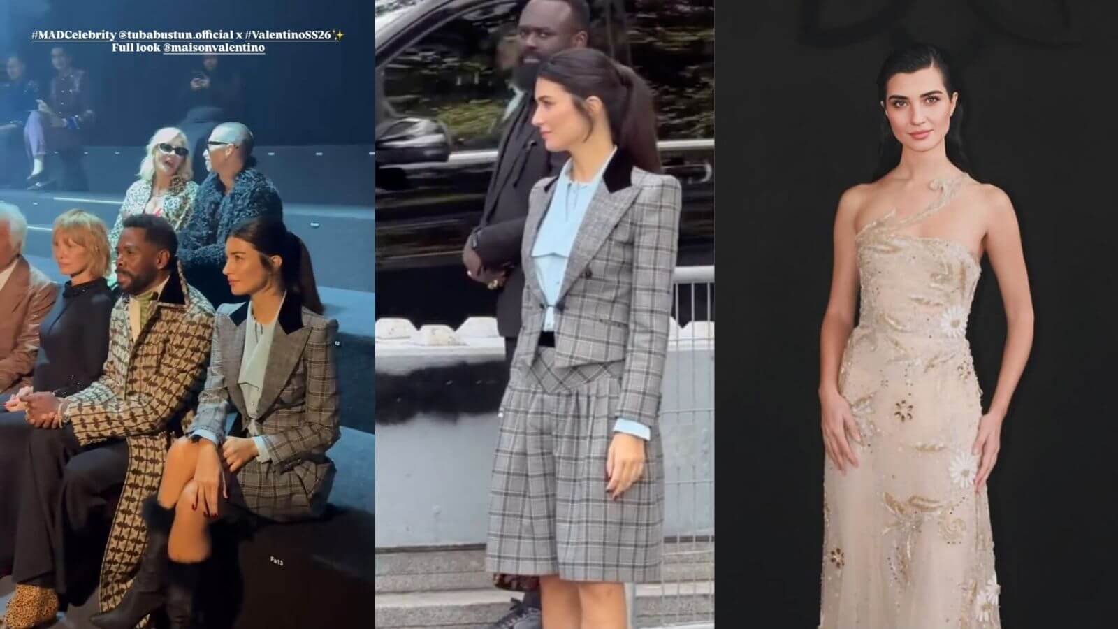 Paris Moda Haftası'nda Tuba Büyüküstün: Zarafet mi, Tartışma mı?
