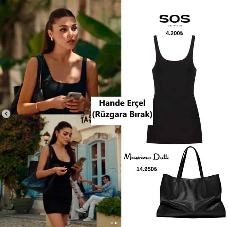 Rüzgara Bırak Filminde Hande Erçel'in Kıyafetleri ve Stili