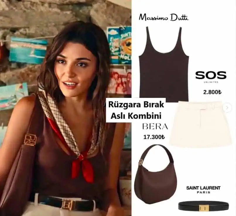 Rüzgara Bırak Filminde Hande Erçel'in Kıyafetleri ve Stili