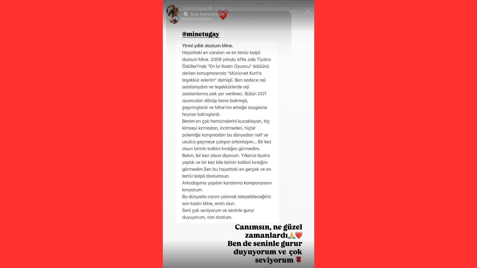 Zalim İstanbul’daki Mobbing İddialarında Yeni Dönem: Tugay’a Destekleyen Reji Asistanı Ortaya Çıktı